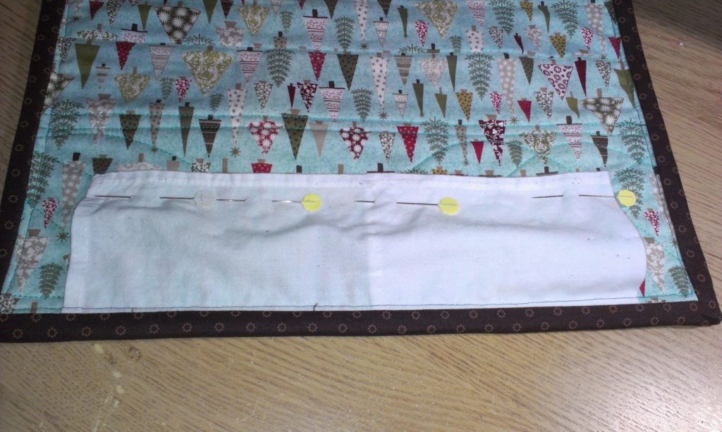 vintage finds - old napkin on a table runner