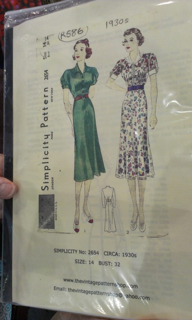 vintage clothing pattern