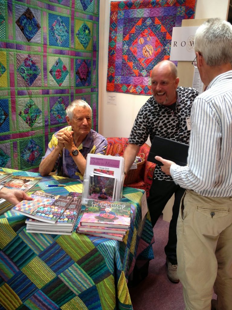 Kaffe Fasset and Bandon Mably on the Cotton Patch Stand