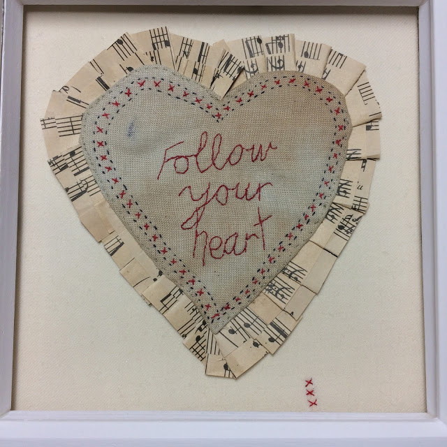 Embroidery  Follow your heart picture