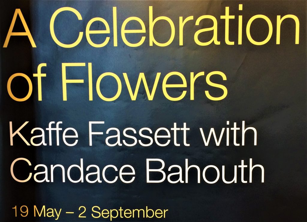 Kaffe Fassett and Candace Bahouth exhibition poster