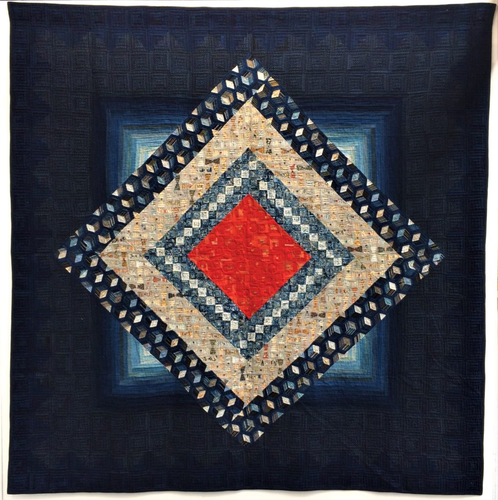 Festival of Quilts 2018 - Indigo and Sarasa; Pieces of my Life Exhibition- Shizuko Kuroha