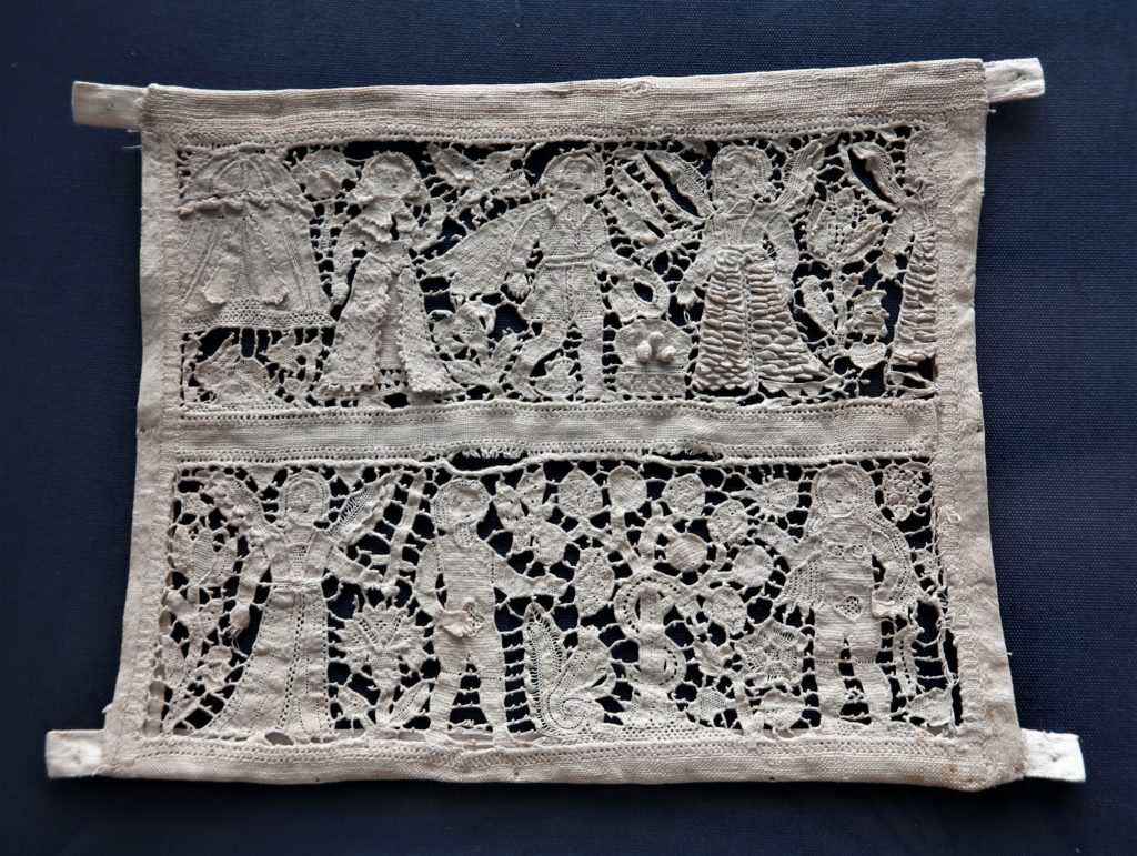 English 17th Century Whitework Needlework Samplers. Fitzwilliam Museum, Cambridge, England.