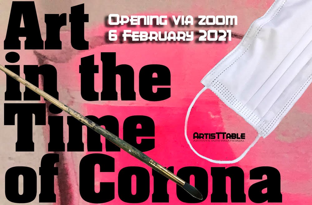 Art in the Time of Corona Exhibition Poster