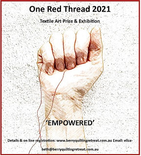 One Red Thread Exhibition Poster