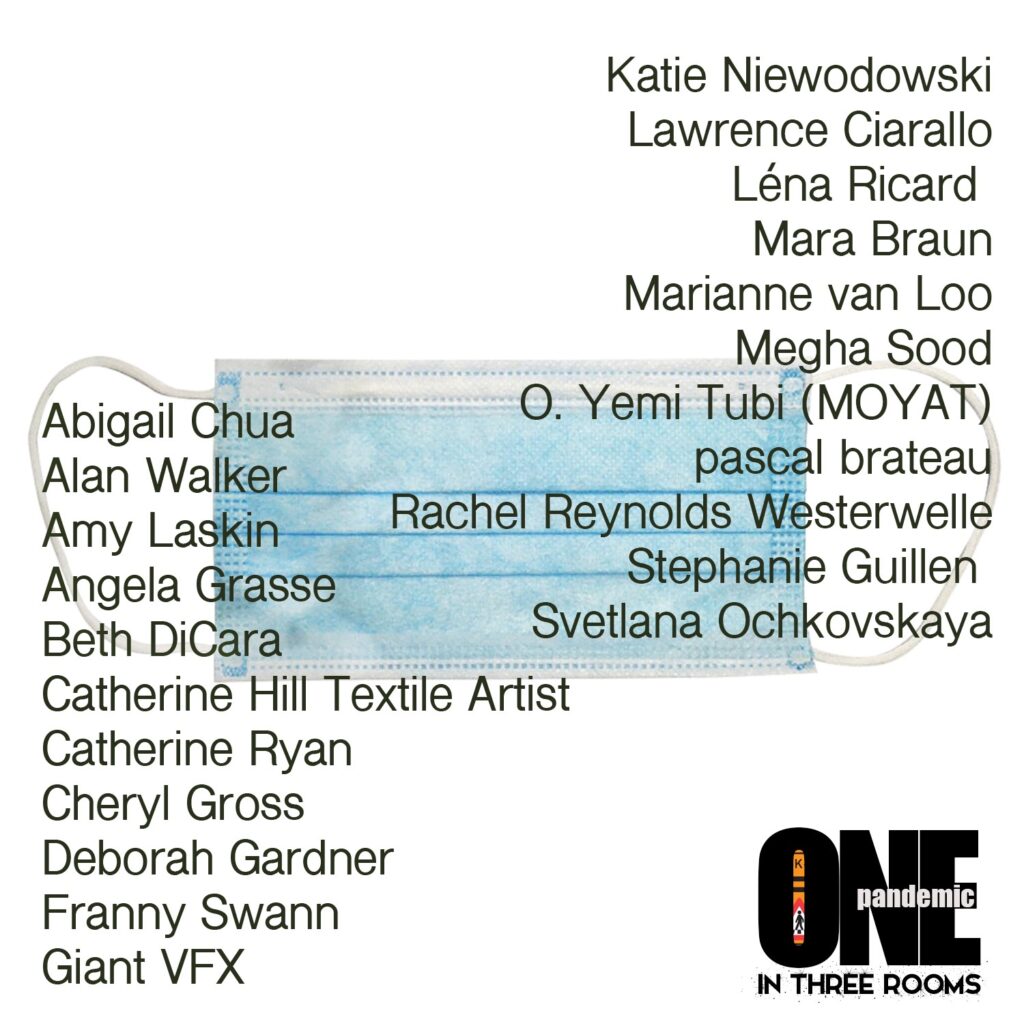 List of artists taking part in Walk Bye Anniversary Exhibition