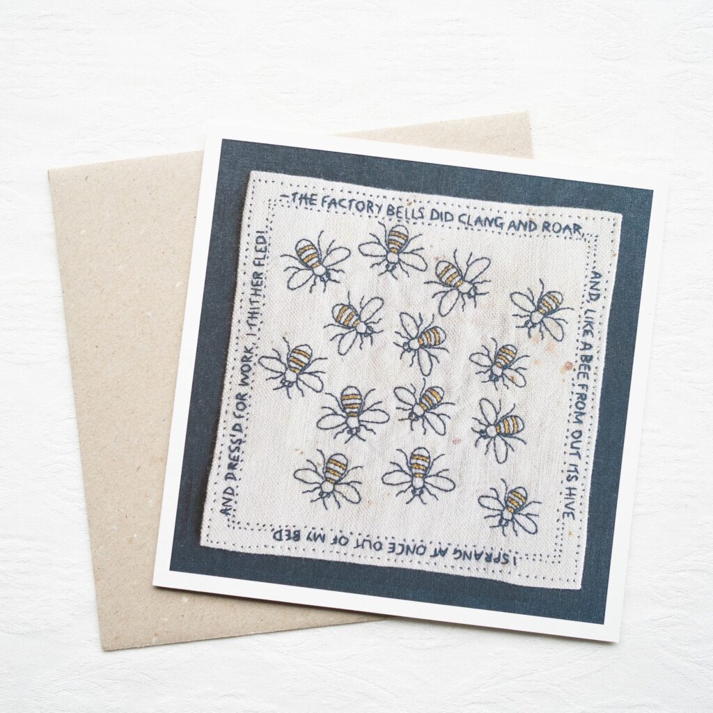 Open for business - Worker Bee greeting card.