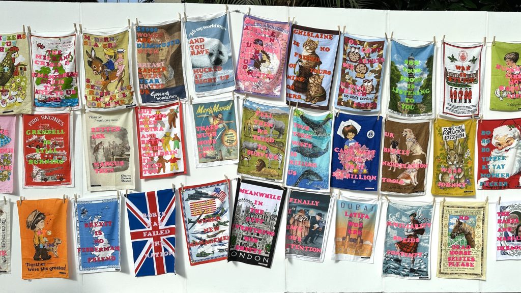 The Subversive tea Towel exhibition